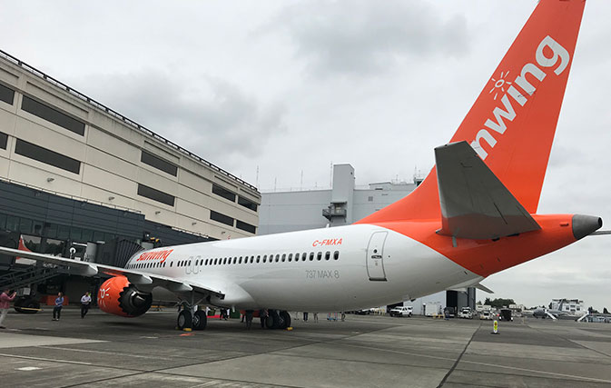 To The Max Sunwing Airlines Takes Delivery Of The First Of