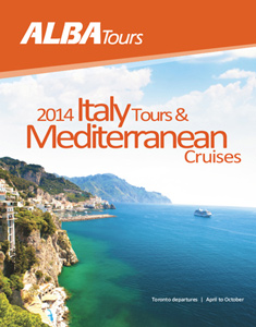 ALBATours’ 2014 brochure combines Italy with a newly added Mediterranean cruising program