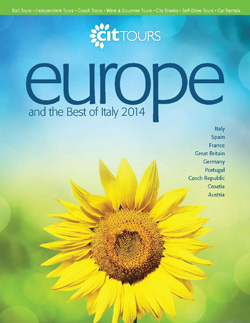 CIT Tours’ 36-page 2014 Europe brochure now available with seven major themes of travel options