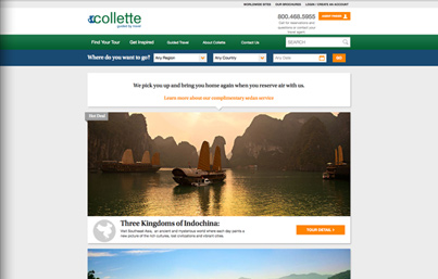 Tour operator Collette unveils more immersive website gocollette.com