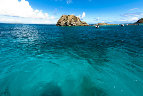 The water near the french cul de sac on St. Martin was extremely inviting. 