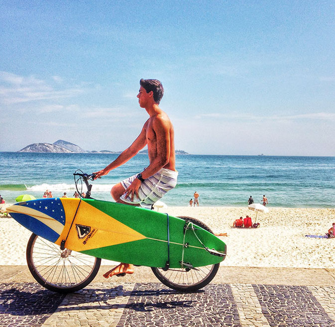 Copacobana Beach in Rio de Janeiro, Brazil by Nicole Dalesio
