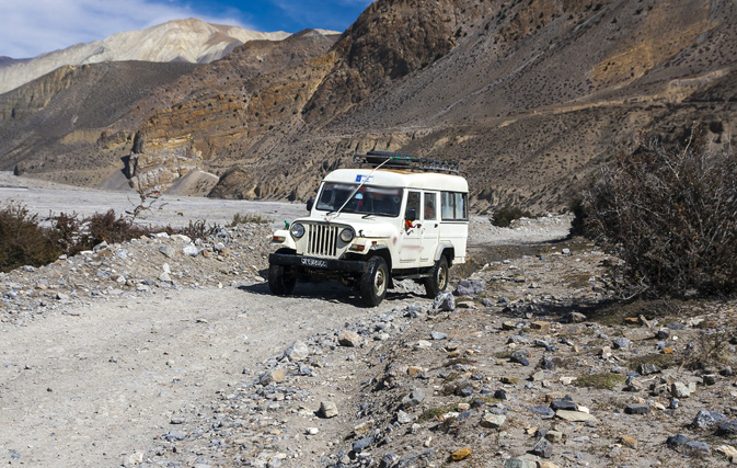 Jeep in Nepal