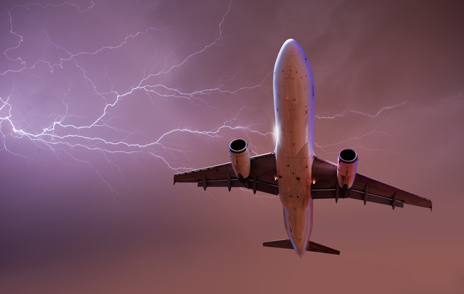 United flight hit by lightning