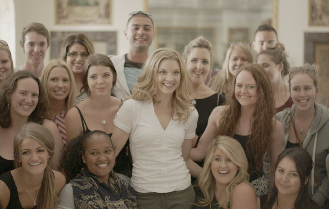 Natalie Dormer on a Contiki Tour