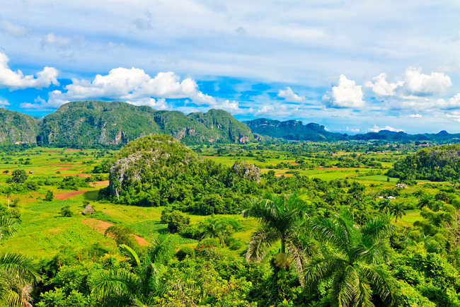 The Vinales valley in Cuba