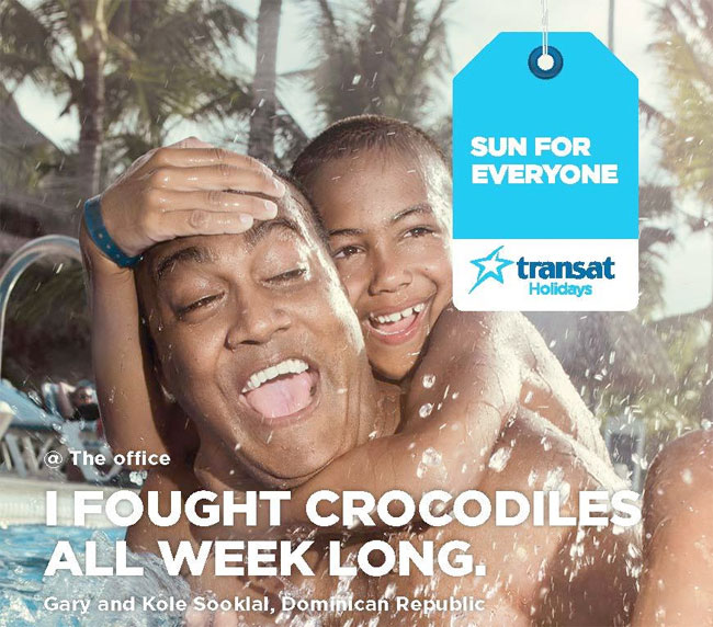 ‘Sun for everyone’ is the theme of Transat Holidays’ new south campaign