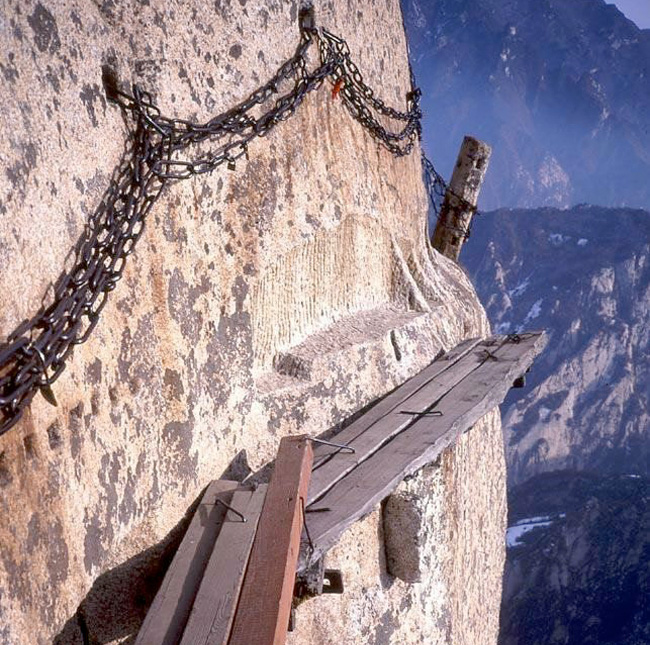 Mount Huashan Plank Walk