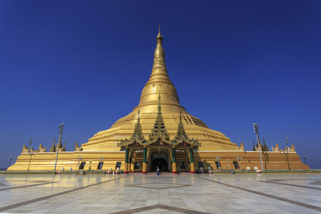 Uppatasanti Pagoda is a prominent landmark in Nay Pyi Taw.