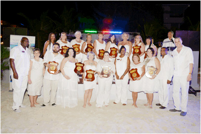 Third annual ‘All White Affair’ honours top-selling Canadian agents in Montego Bay