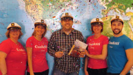 Cloud of confetti showers winner of Transat’s rewards program