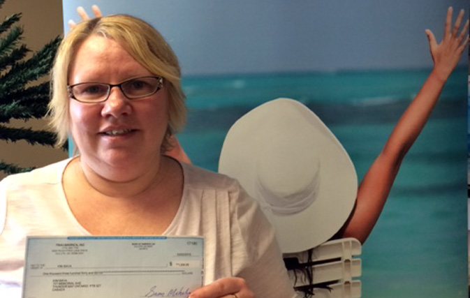 Thunder Bay travel agent wins $1,500 Oasis draw
