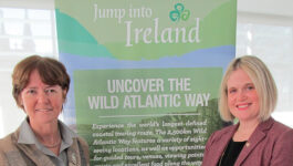 Alison Metcalfe, Executive Vice President, United States & Canada for Tourism Ireland and Dana Welch, Marketing Manager, Canada, Tourism Ireland.