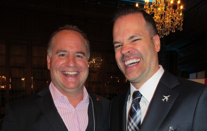 Jamie Fox, Air Canada Manager, Business Development and Steve Goodfellow, Air Canada’s Director Sales ­ Eastern Canada.