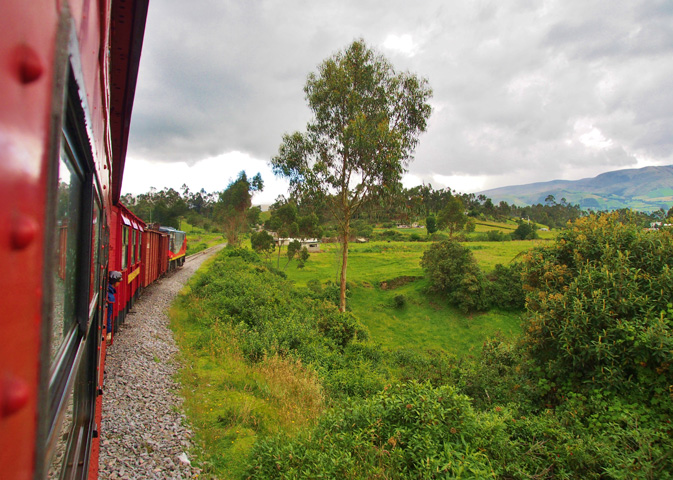 train ride with Tren Ecuador