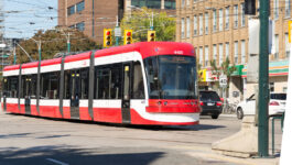 The new Bombardier Flexity Outlook Streetcars started working the Spidina route. This model will replace the old cars in a period of five years.