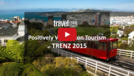 Speaking to Positively Wellington Tourism at TRENZ 2015