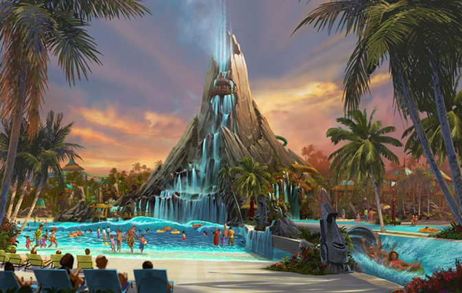 Universal's Volcano Bay Rendering