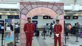 Air Transat celebrates inaugural flight with Grand Budapest Hotel themed launch