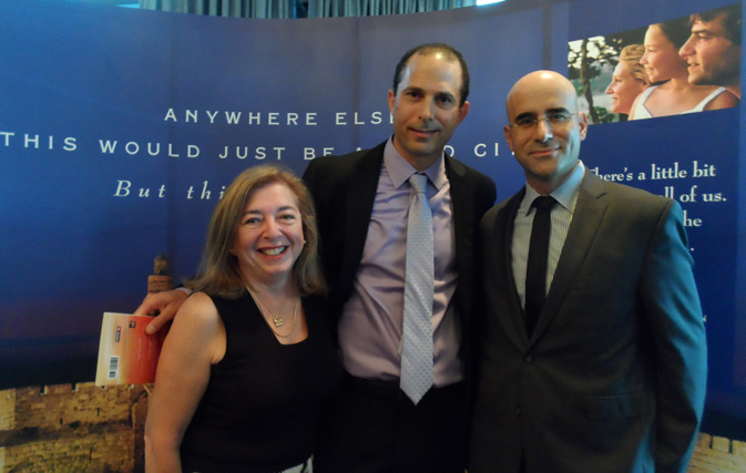 Seen here at an IGTO Canada event in Toronto yesterday are (left to right) Ellen Melman, Director, Operations, Travel Industry & Community Relations, Israel Ministry of Tourism; Ami Allon, Counsul for Tourism for IGTO Canada; and Uri Steinberg, Consul and Commissioner for North America – Israel Ministry of Tourism. Allon is heading back to Israel after three years in Canada.