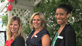 From left to right, president Laurie Keith and honeymoon and destination wedding specialists Tracy Sinclair and Natasha Thompson with Romantic Planet Vacations at the lakefront office in Burlington, ON.