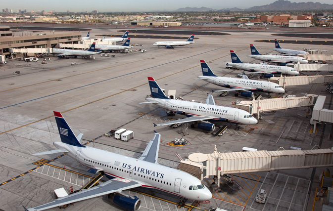 Many airports dominated by a couple airlines, often leading to higher fares