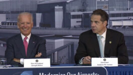 NY Gov. Cuomo and Biden announce LaGuardia Airport rebuild