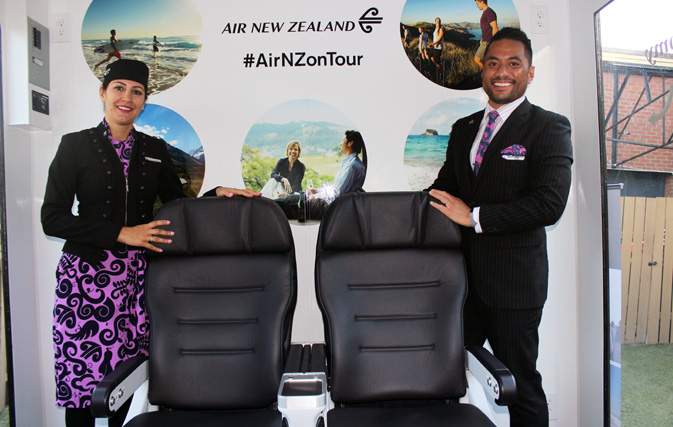 Air New Zealand shows off new seats at Toronto’s CN Towercc
