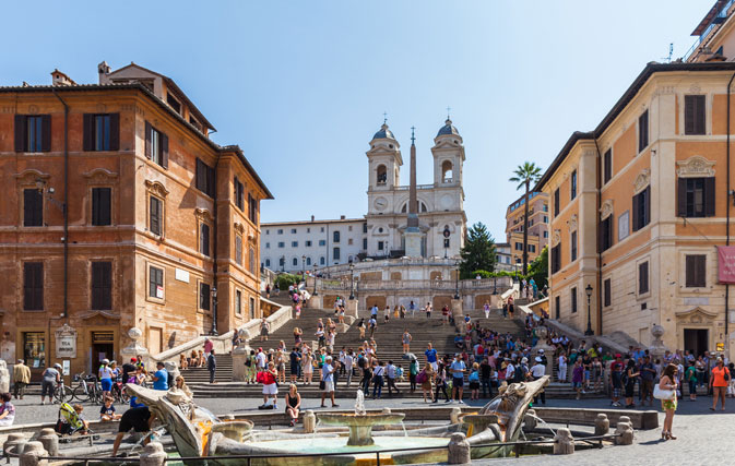 Rome’s Spanish Steps closed for renovation