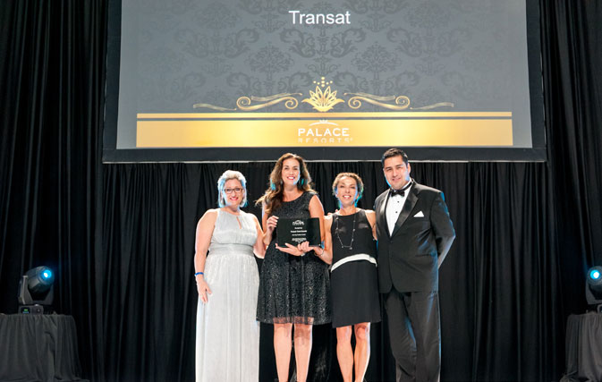 Transat named the top Canadian seller for Palace Resorts