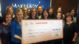 Flight Centre raises $50,000 for Make-A-Wish
