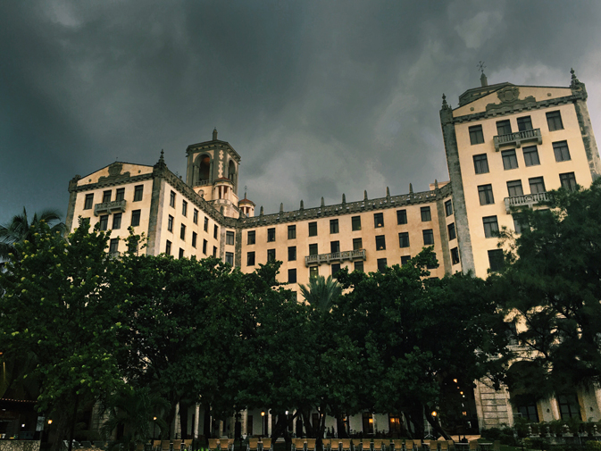 Storm brewing over the Hotel Nacional De Cuba