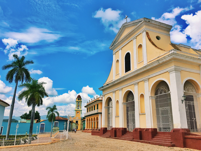 The immaculate Plaza Mayor in Trinidad