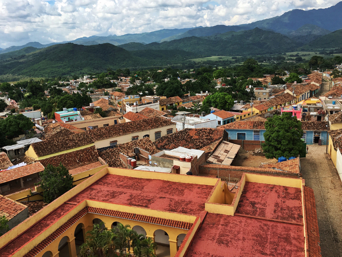 View from the Belltower over the city of Trinidad