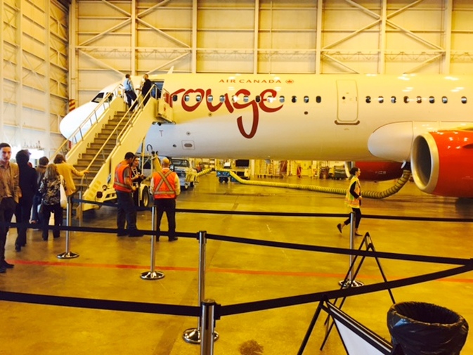 new A321 joins Air Canada rouge fleet