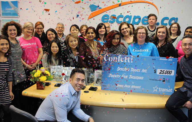 Skyland Travel Inc./Escapes.ca crowned Confetti’s big winner