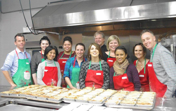 Collette employees volunteer at food bank