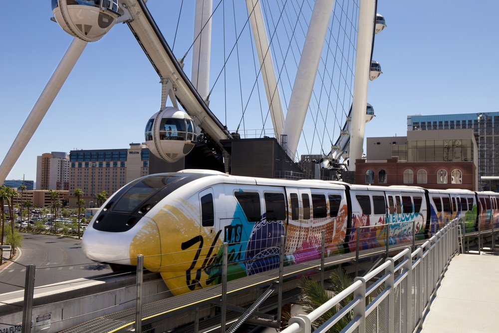 Las Vegas 12bn plan airport link, longer monorail, wider sidewalks