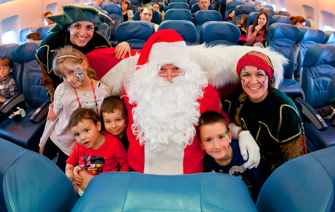 Air Transat makes a trip to the North Pole, and dreams come true