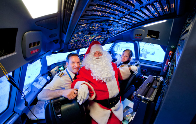 Air Transat makes a trip to the North Pole, and dreams come true