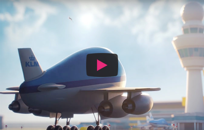 KLM's Bluey saves the Christmas air show in new animation