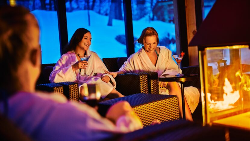 Western Quebec offers winter wonders including ski trails, outdoor spa