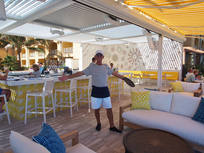 5 Friendly waiter from Breeze at Eau Palm Beach