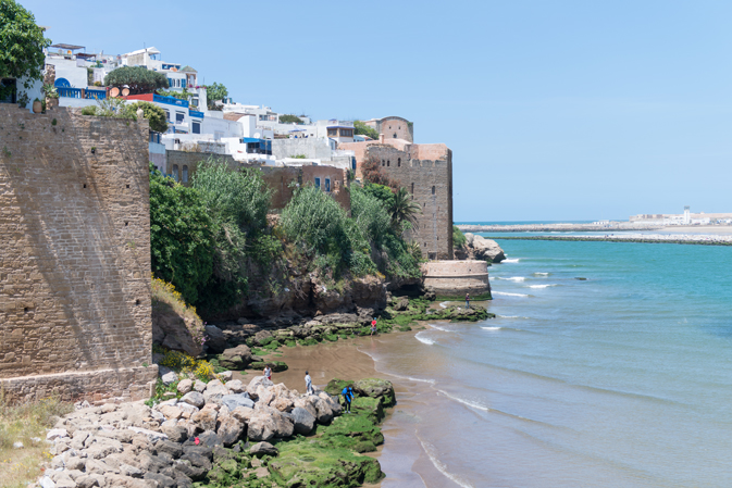 Overlooking the Atlantic Ocean from the Kasbah of the Udayas, Rabat