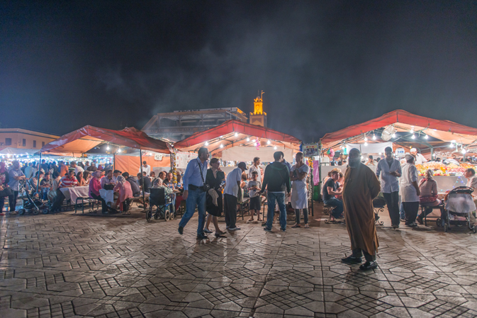 Stalls in the Square - a BBQ foodie experience not to be missed in the Jemaa el Fna, Marrakech