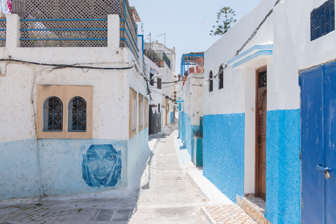 Inside the Kasbah of the Udayas, Rabat