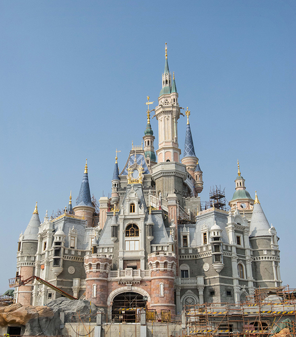 Disney Imagineers and construction teams are painting the majestic Enchanted Storybook Castle, the tallest, largest, and most complex Disney castle ever built. Guests will experience immersive attractions, dining, shopping and spectacular entertainment at the Fantasyland icon.