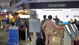 Naked man reveals all to travellers at Nashville International Airport