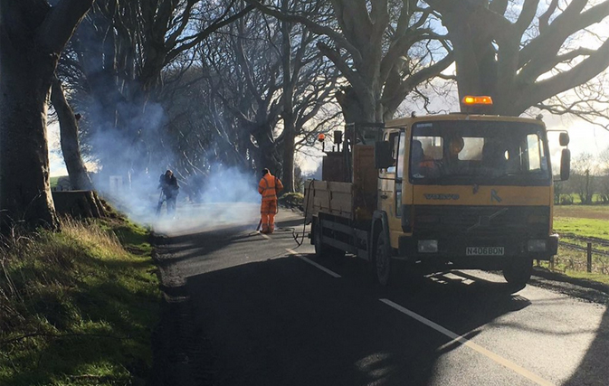 Northern Ireland's 'Game of Thrones' road painted by mistake