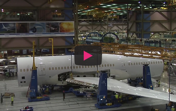 Timelapse of a building the 787-9 Dreamliner – Travel Video